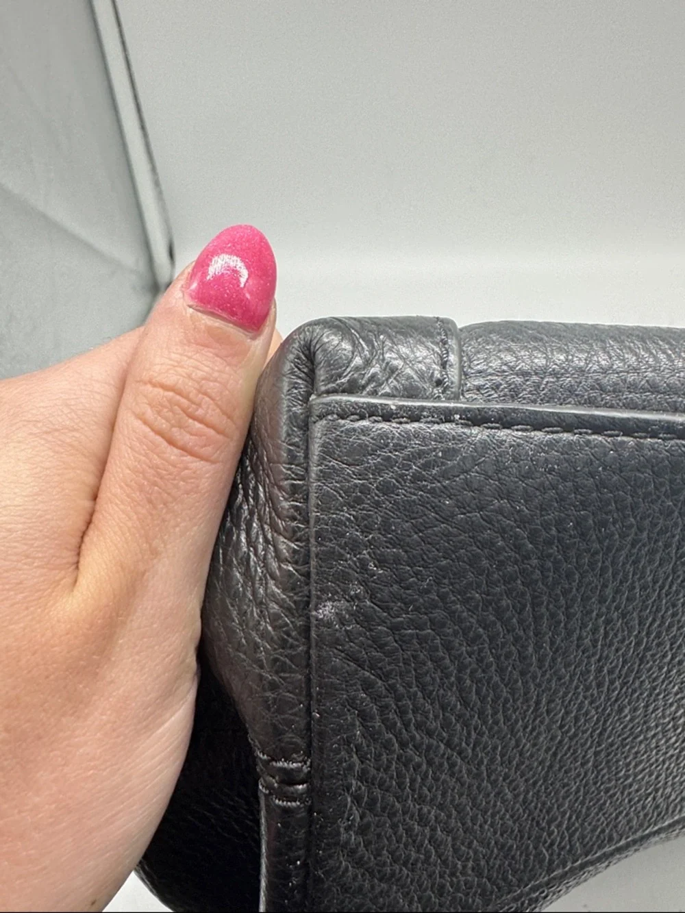 Kate Spade Jackson Medium‎ Triple Compartment Shoulder Bag Black Leather
